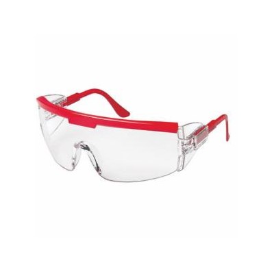 ZX PLUS RED FRAME CLEAR LENS